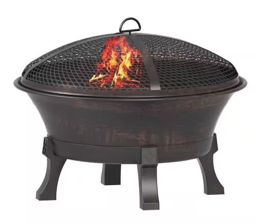 Photo 1 of 26 in. Del Oro Cast Iron Fire Pit
