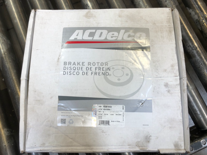 Photo 3 of AC Delco 18A1588A Brake Disc, Stock Replacement, Rear Driver Or Passenger Side