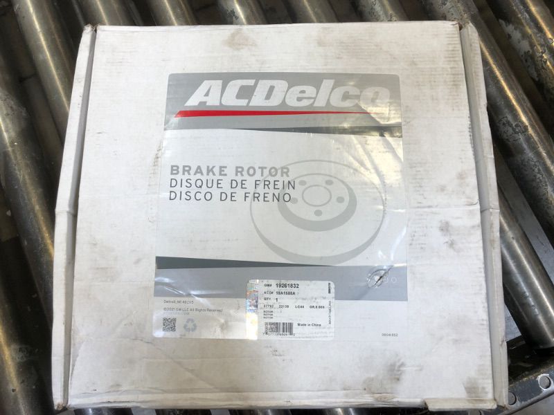 Photo 3 of AC Delco 18A1588A Brake Disc, Stock Replacement, Rear Driver Or Passenger Side