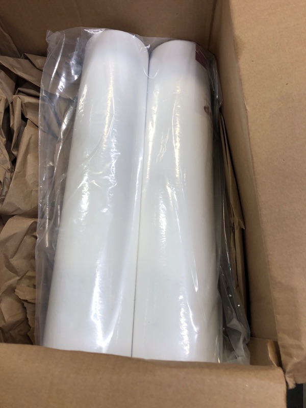 Photo 2 of 5 Micron 20 Inch Big Whole House Sediment Water Filter, 20" x 4.5" Water Filter Cartridge Replacement for SimPure DB20 Blue Housing, WGB22B, WGB32B, AP802, BB20B, BB20T, 2-Pack 20" x 4.5" 2 Count (Pack of 1)