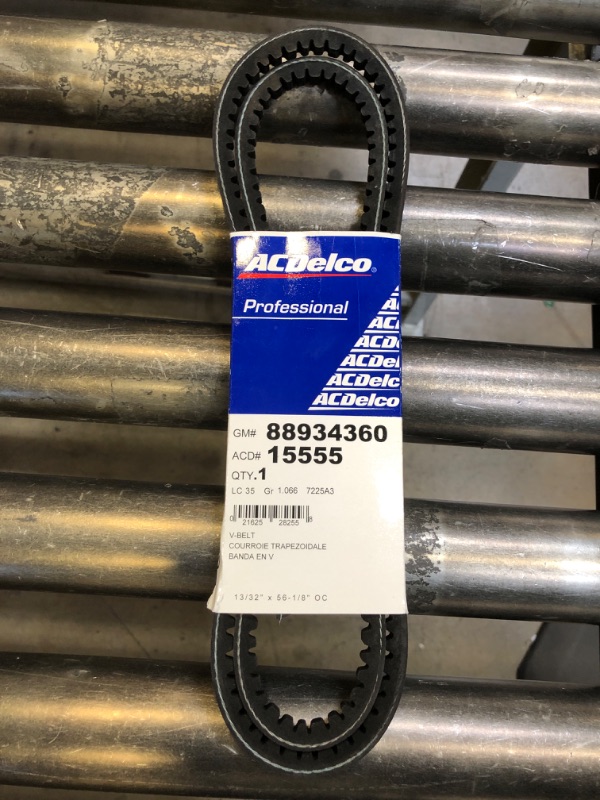 Photo 2 of ACDelco Professional 15555 Standard High Capacity V-Belt