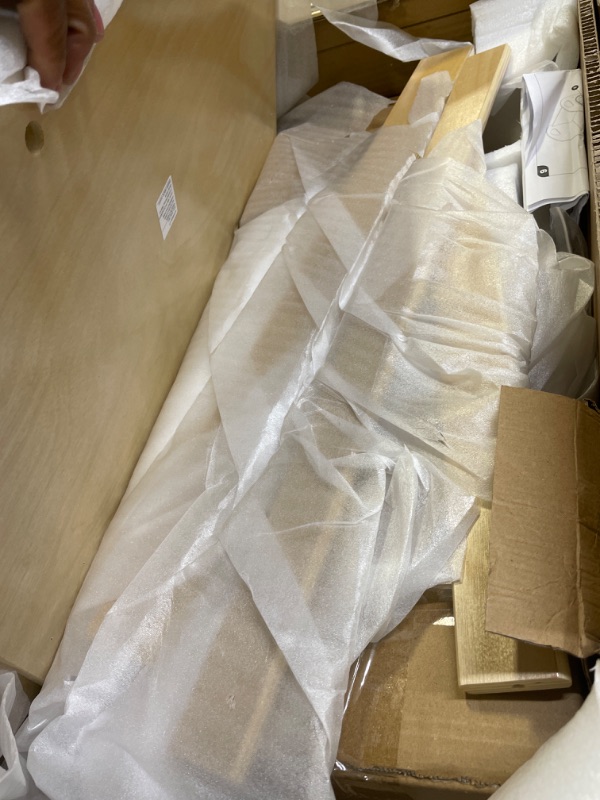 Photo 1 of ECR4Kids Mobile Book Cart with Countdown Timer, Classroom Bookshelf, Natural