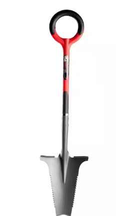 Photo 1 of 45 in. Root Slayer Carbon Steel Shovel, 32 in. Handle
