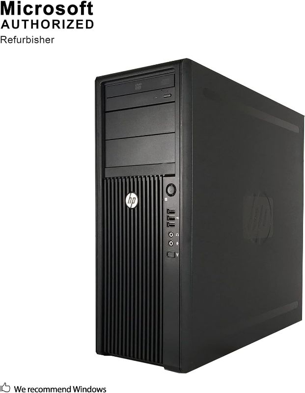 Photo 1 of HP Z420 Workstation, Quad Core Xeon CPU upto 3.8GHz CPU, 16GB DDR3 RAM, New 240GB SSD & New 1TB HDD, Windows 10 Pro, USB 3.0, Nvidia Quadro 2000 1GB Video Card, WiFi 