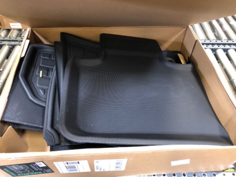 Photo 1 of Tesla Model Y Floor Mats 2023 2022 2021 2020, Tesla Model Y Trunk Mat Cargo Mat, Waterproof Anti-Slip Floor Mat Custom Fit for Tesla Model Y 5-Seater Accessories (Full Set) Model Y 5 Seater(Floor mats+Trunk mats?