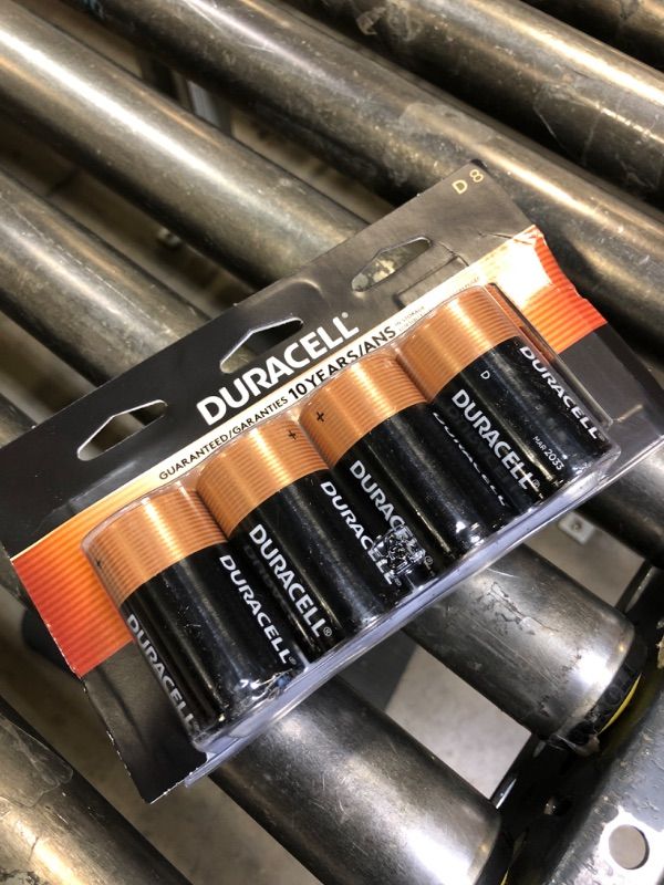 Photo 1 of Duracell Coppertop Alkaline D Battery (8-Pack)