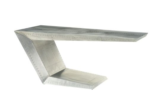 Photo 1 of Brancaster Aluminum Desk Dimensions: H 31 in, W 71 in, D 32 in. Weighs 196lbs