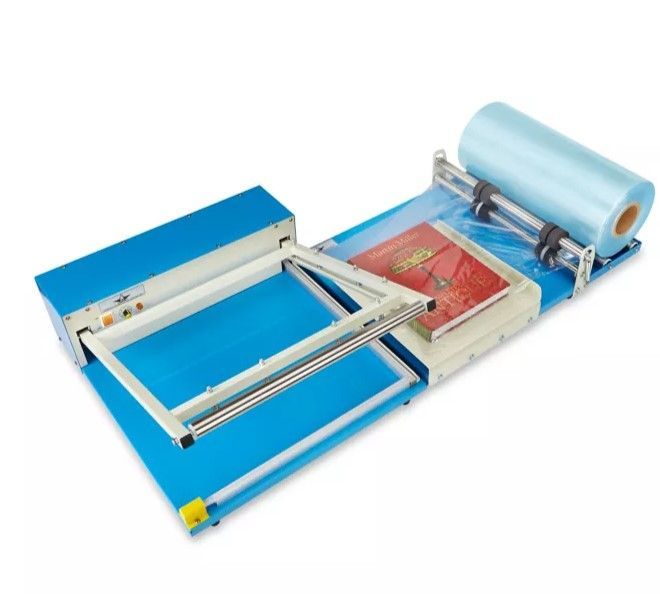 Photo 1 of Deluxe L-Bar Sealer is extremely fast using 1000W power to cut sealing time in half, sealing 6-8 packages per minute. The Deluxe L-Bar Sealer seals and trims up to two 18" sides at once.
Includes 18" film dispenser, film separator, worktable and twin perf