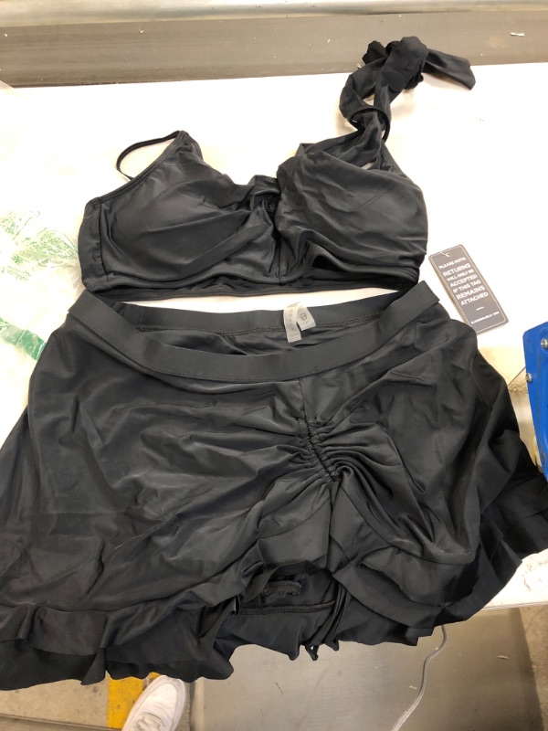 Photo 1 of 2 piece bathing suit size large 