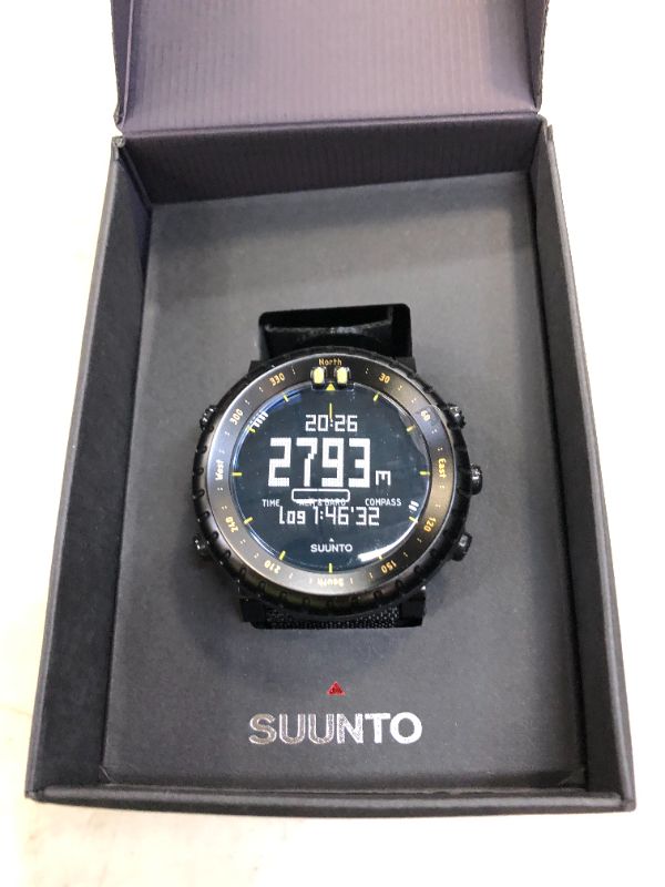 Photo 3 of Suunto Core, Outdoor Sports Watch, Black Yellow, One Size