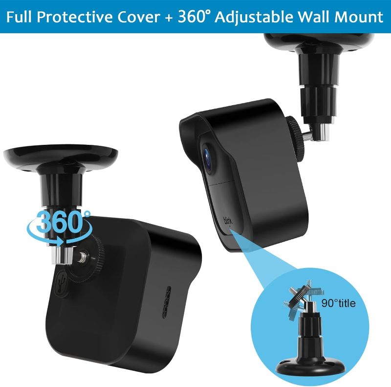 Photo 1 of Blink Outdoor Camera Mount for Blink Outdoor(4th & 3rd Gen),3 Pack Weatherproof Protective Housing and 360° Adjustable Wall Mount 5 pack