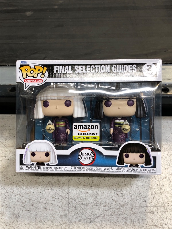 Photo 2 of Funko Pop! Animation: Demon Slayer - Final Selection Guides, Kanata and Kiriya Glow in The Dark (2-Pack), Amazon Exclusive