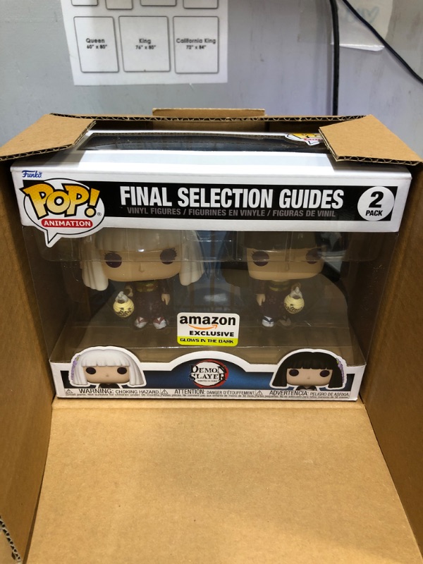 Photo 2 of Funko Pop! Animation: Demon Slayer - Final Selection Guides, Kanata and Kiriya Glow in The Dark (2-Pack), Amazon Exclusive