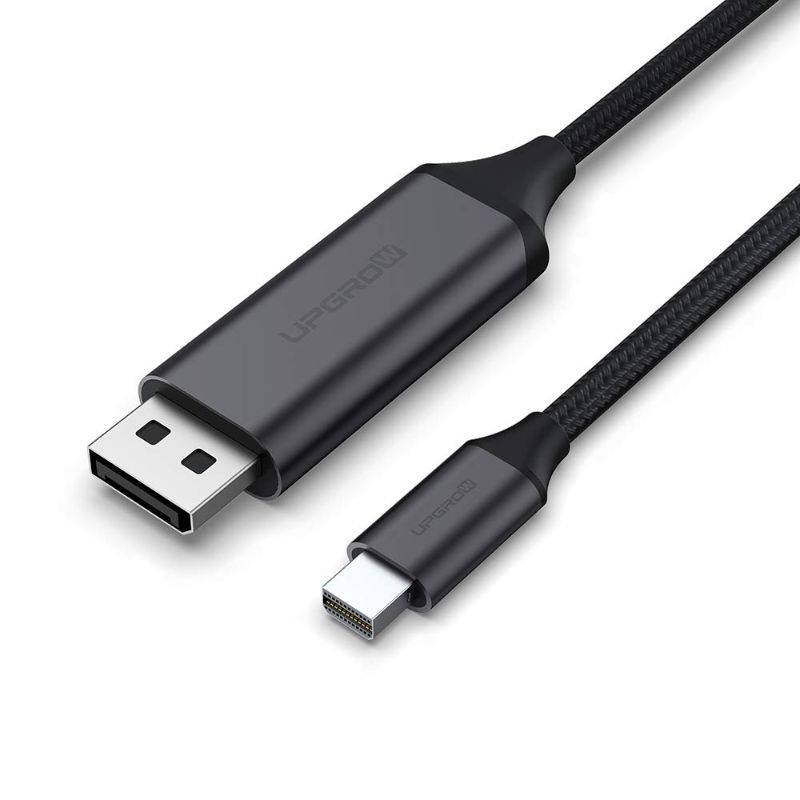 Photo 1 of UPGROW Mini DisplayPort to DisplayPort Mini DP to DP Cable 10 ft 4K@60Hz Nylon Braid DisplayPort to Mini DisplayPort(Thunderbolt Compatible) Cable 10ft Mini DP/M to DP/M