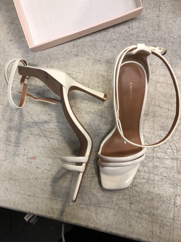 Photo 2 of Chinese Laundry Women's Jasmine Heeled Sandal 9 White