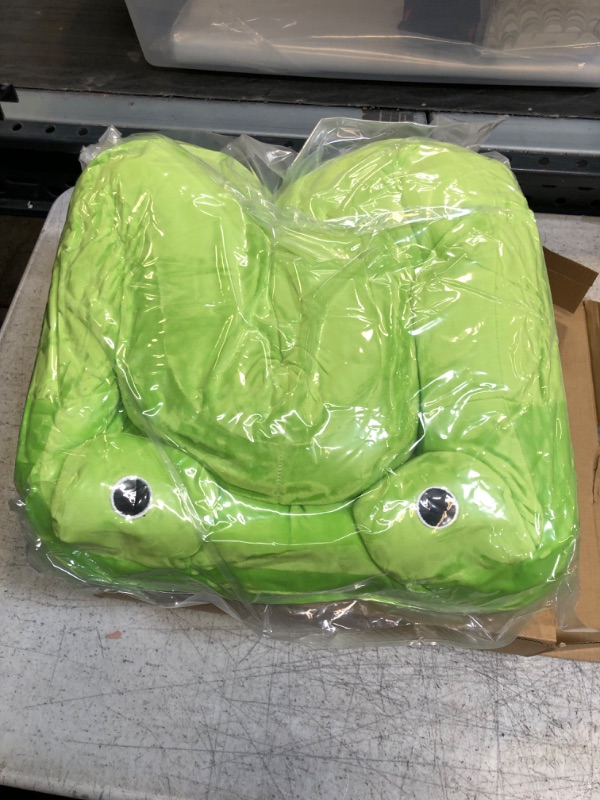 Photo 2 of 24 Inch Medium Pet Bed, Soft Squishy and Cuddly Frog Plush Pet Beds for Smallow Dogs&Cats(Frog)
