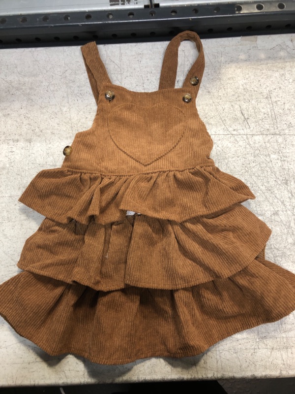 Photo 1 of Children's Brown Corduroy Dress 3-4Y