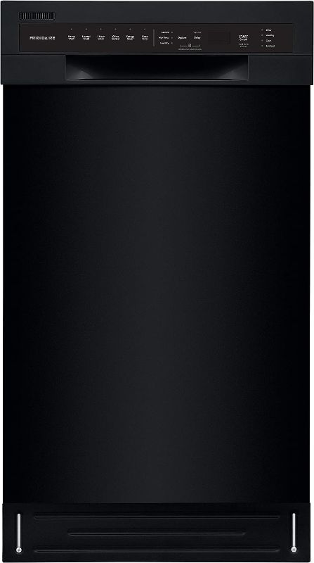 Photo 1 of Frigidaire 18 in. ADA Compact Front Control Dishwasher in Black * FACTORY SEALED*  electric 