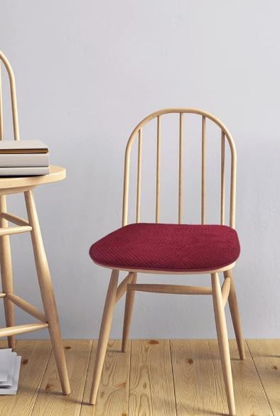Photo 1 of Red Kitchen Chair Cushion 16x16 Non Slip Foam Patio Seat Cushion 1 pc 