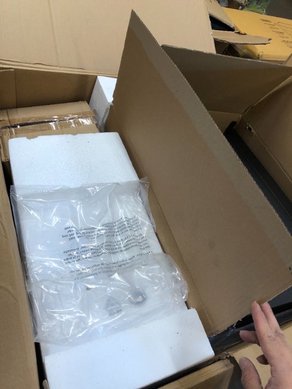 Photo 1 of Propane Fire Pit Table, 28 Inch Square Outdoor Gas Fire Pits Clearance 50,000 BTU with Steel Tabletop, Removable Lid, Lava Rocks for Outside Patio, Garden, Deck, Yard…