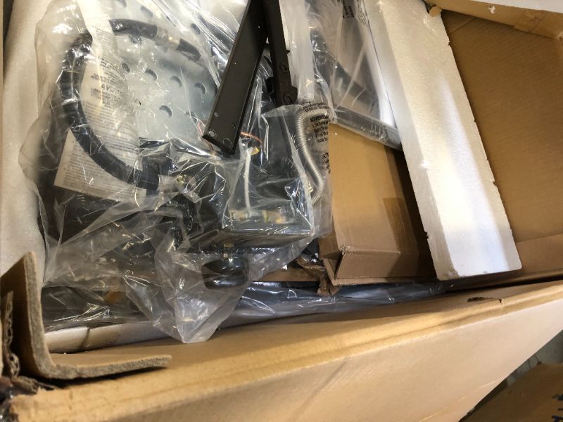 Photo 1 of Propane Fire Pit Table, 28 Inch Square Outdoor Gas Fire Pits Clearance 50,000 BTU with Steel Tabletop, Removable Lid, Lava Rocks for Outside Patio, Garden, Deck, Yard…