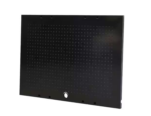 Photo 1 of 2-Pack Steel Pegboard Set in Black (36 in. W x 26 in. H) for Ready-to-Assemble Steel Garage Storage System
