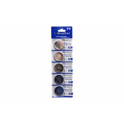 Photo 1 of BlueDot Trading CR2430 (also Known as CR5011LC) Lithium Manganese Dioxide (Li-MnO2) Button Coin Cell Batteries - 15 Pack
