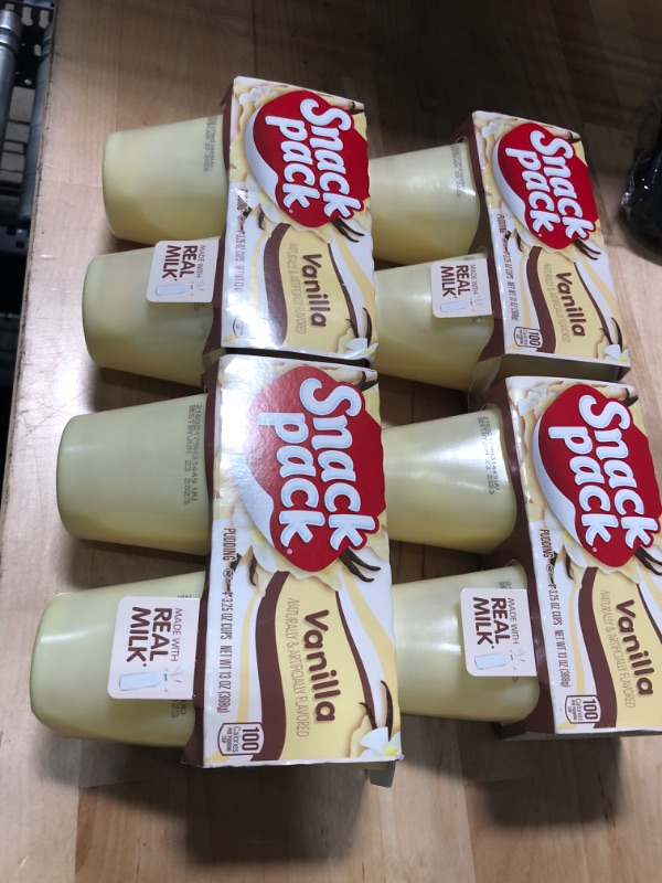 Photo 2 of **exp date JUNE 2023**4pcks of Snack Pack Pie Pudding Cups, Vanilla, 4 - 3.25 Ounce