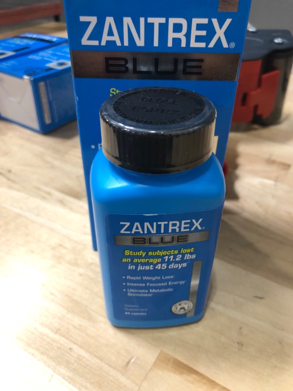 Photo 2 of **Exp date 09/2025**Zantrex Blue High-Energy Rapid Weight Loss Supplement - Advanced Metabolic Boosting Formula, Reduces Body Fat, Enhances Stamina & Performance - 84 Count Capsules