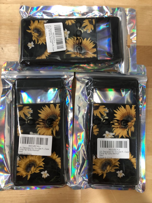 Photo 1 of 3PK- GOOGLE PIXLE 6 PRO CASE FLORAL PRINT 