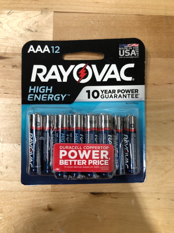 Photo 2 of Rayovac Alkaline AAA Batteries