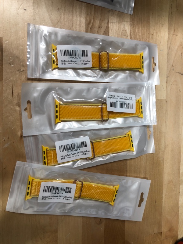 Photo 1 of 4PK- YELLOW SUNFLOWER WATCH BANDS 38 40 41 42 44 