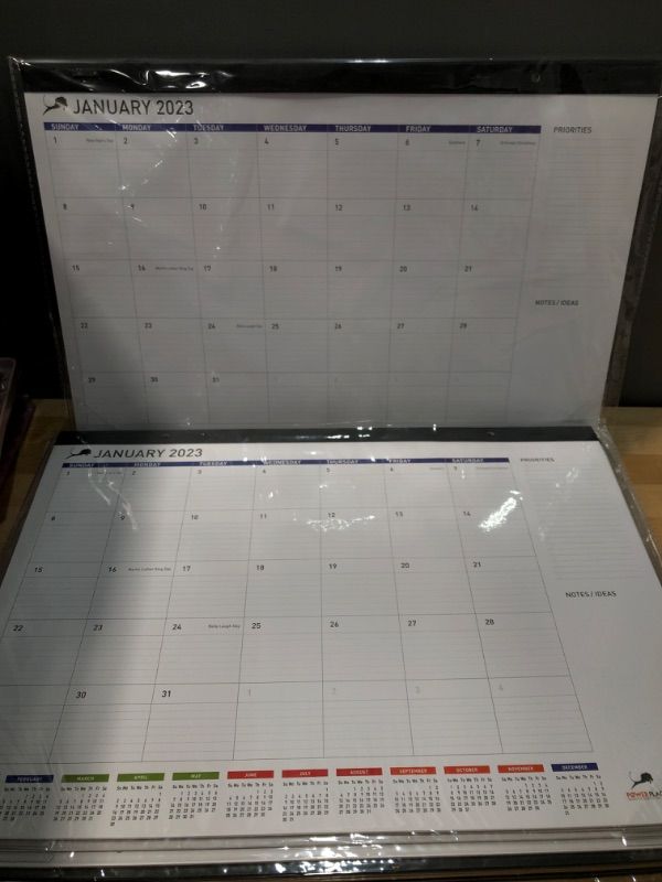 Photo 2 of 2PK-DESk Calendar 2021 - Monthly Planning Desk Pad and Wall Calendar for Home