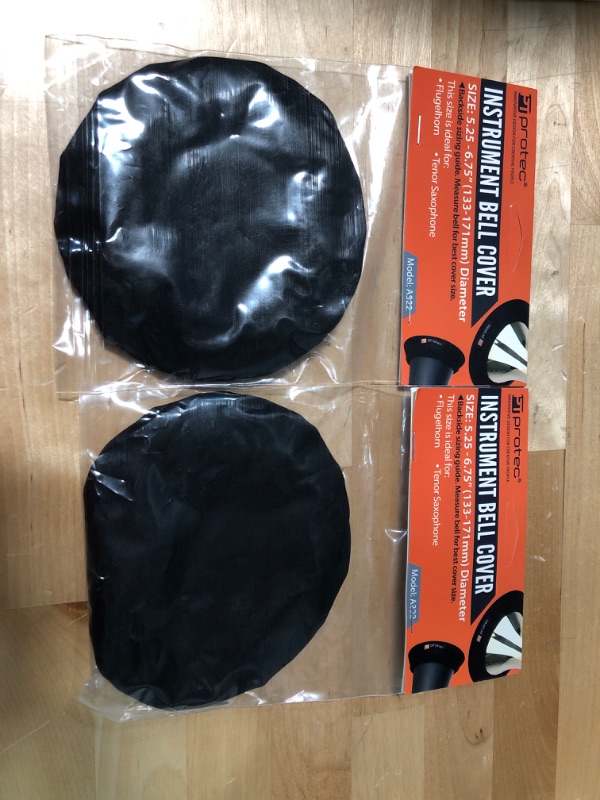 Photo 1 of 2PK-Protec Instrument Bell Cover, 5.25-6.75”, Ideal for Flugelhorn and Tenor Saxophone, Model A322