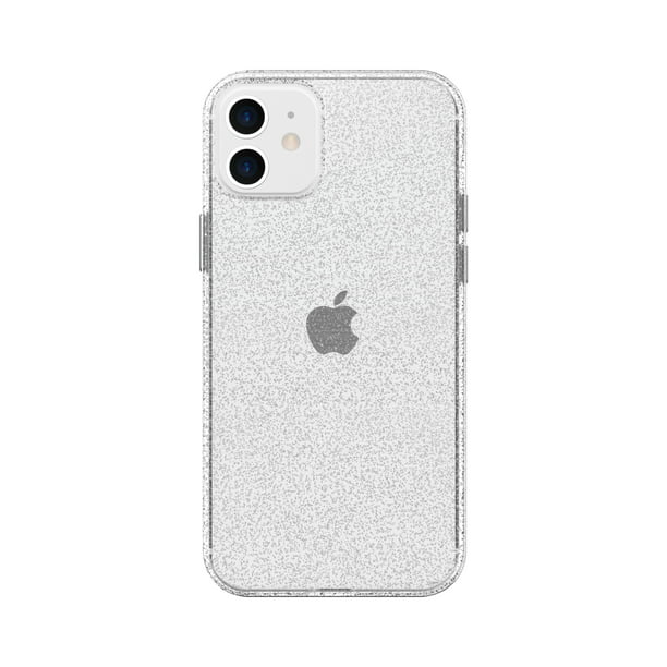 Photo 1 of 2PK-IPHONE 14 PLUS Clear with Silver Glitter Phone Case for iPhone 12, iPhone 12 Pro
