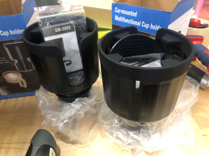 Photo 4 of 2 PACK All Purpose Car Cup Holder Expander with Adjustable Base Compatible with Yeti 14/24/36/46oz Ramblers, Hydro Flasks 32/40oz, Other Large Bottles Mugs in 2.5"-4.1"