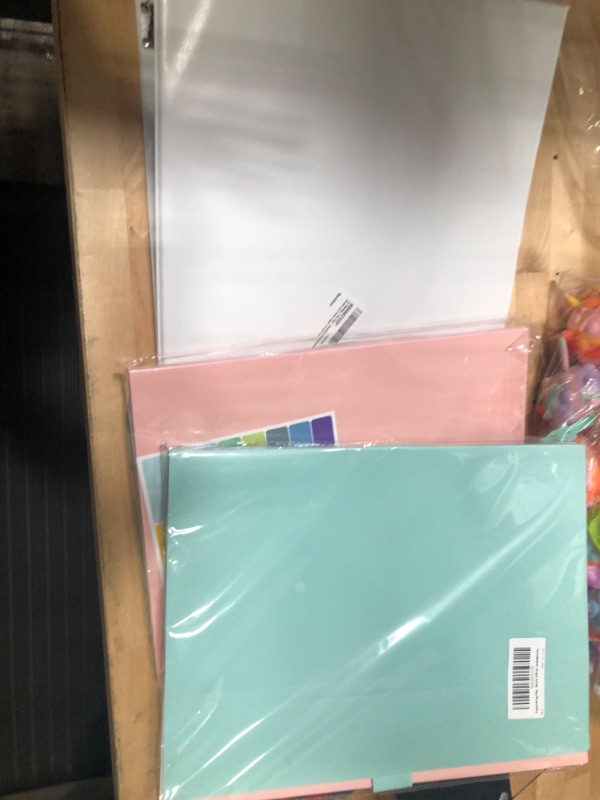 Photo 7 of 2 PACK Expanding File Folders, 2 Pack Plastic Paper Organizer Folder with Labels, Letter A4 Paper Expanding Folder with Snap Closure, Cute Folders with 5 Pockets for School Home Work Office (Jade&Pink) AND WHITE FOLDER