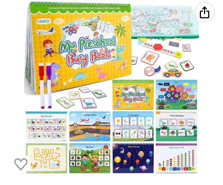 Photo 1 of 
TEACHER BUNDLE OF4 Toddler Activities Preschool Learning Busy Book, Busy Book for Toddlers, STICKY NOTES, PAW PATROL GUMMIES, TEACHER DECOR SIGN  