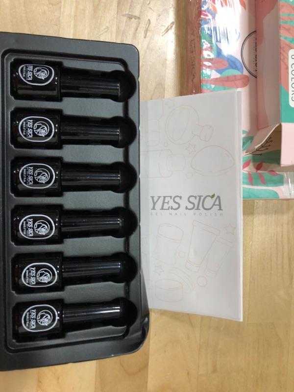 Photo 2 of  BUNDLE OF YESSICA Gel Nail Polish 6 Colors Set - 6 (The Prom)