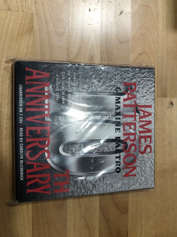 Photo 1 of 10TH AMNNIVERSARY BY JAMES PATTERSON & MAXINE PAETRO WM UNABRIDGED CD AUDIO
