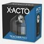 Photo 1 of X-ACTO Pencil Sharpener | Teacher Pro Electric Pencil Sharpener, With Auto Adjust Dial, SafeStart Motor, SmartStop, Black, 1 Count
