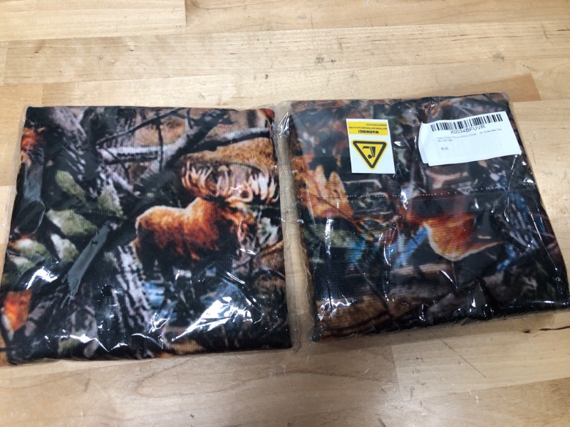 Photo 2 of 2 ITEMS,  Throw Pillow Cover Camo Hunting 18 x 18 Inch BUNDLE