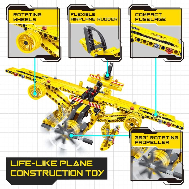 Photo 1 of  Airplane Take Apart Toy, 361 Pcs DIY Building Kit, Learning Engineering Construction Toy, Ideal Gift