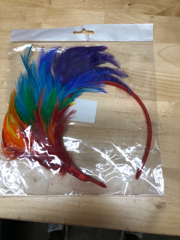 Photo 2 of DDazzling Feather Fascinator Headbands 1920's Prom Queen Headpiece for Special Events, Weddings