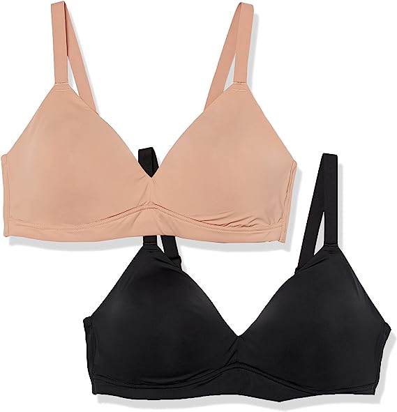 Photo 1 of Amazon Essentials Women's Padded Bralette, Pack of 2 size 10 