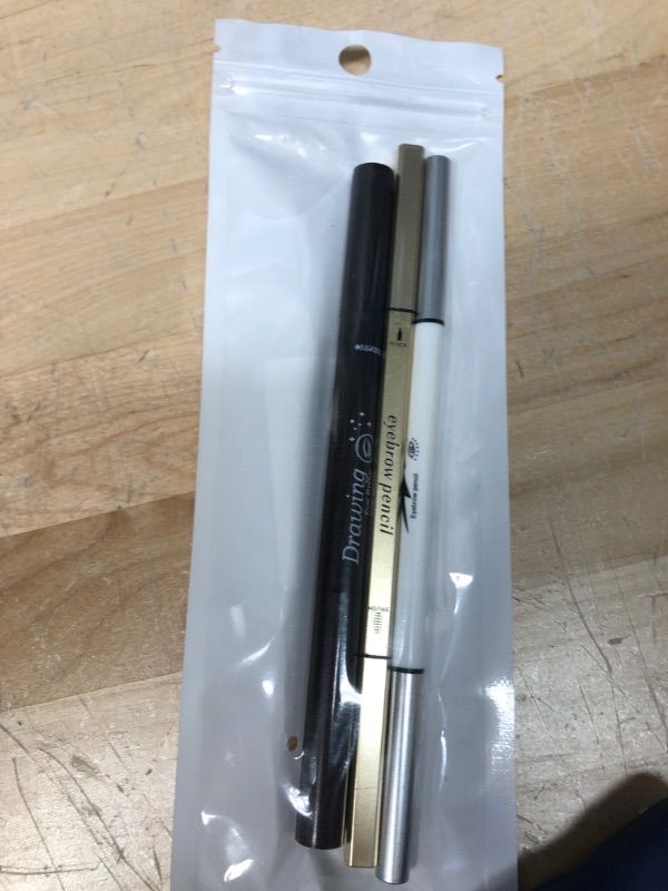 Photo 2 of 3 Different Eyebrow Pencils,Creates Natural Looking Brows Easily And Lastes All Day,3-in-1:Eyebrow Pencil *3,Light Brown #-0420011 Light Brown Eyebrow Pencil *3 #-0420011