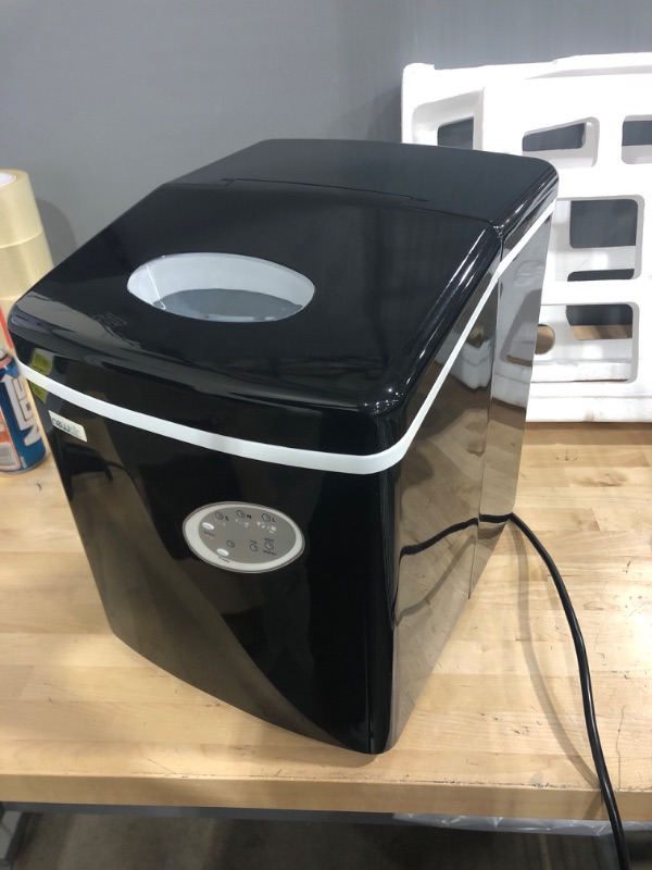 Photo 2 of (PARTS ONLY)NewAir Portable Ice Maker 28 lb. Daily, Countertop Compact Design, 3 Size Bullet Shaped Ice, AI-100BK, Black 