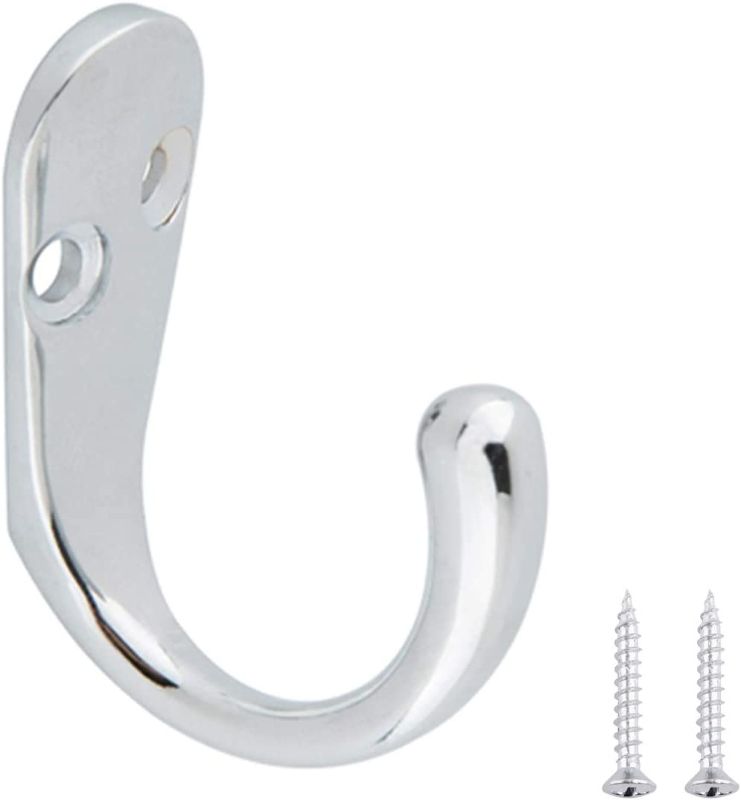 Photo 1 of 2 item bundle 
Amazon Basics Robe Wall Hook - Polished Chrome, 5-Pack