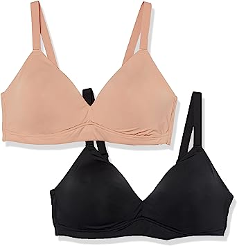 Photo 1 of Amazon Essentials Women's Padded Bralette, Pack of 2 SIZE XS