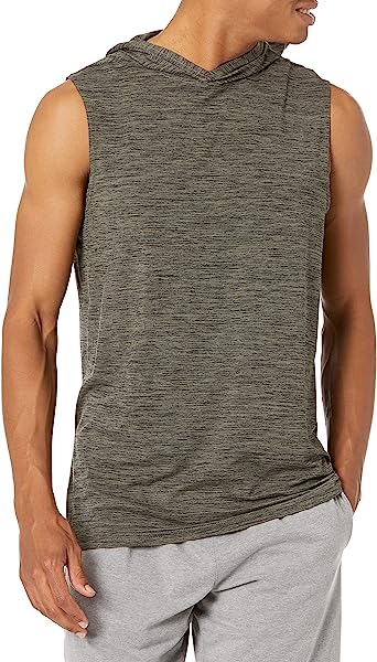 Photo 1 of Amazon Essentials Men's Tech Stretch Sleeveless Hoodie SIZE XX-LARGE